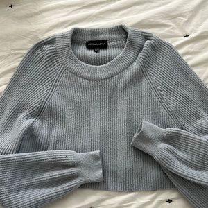 Cropped grey bandit sweater